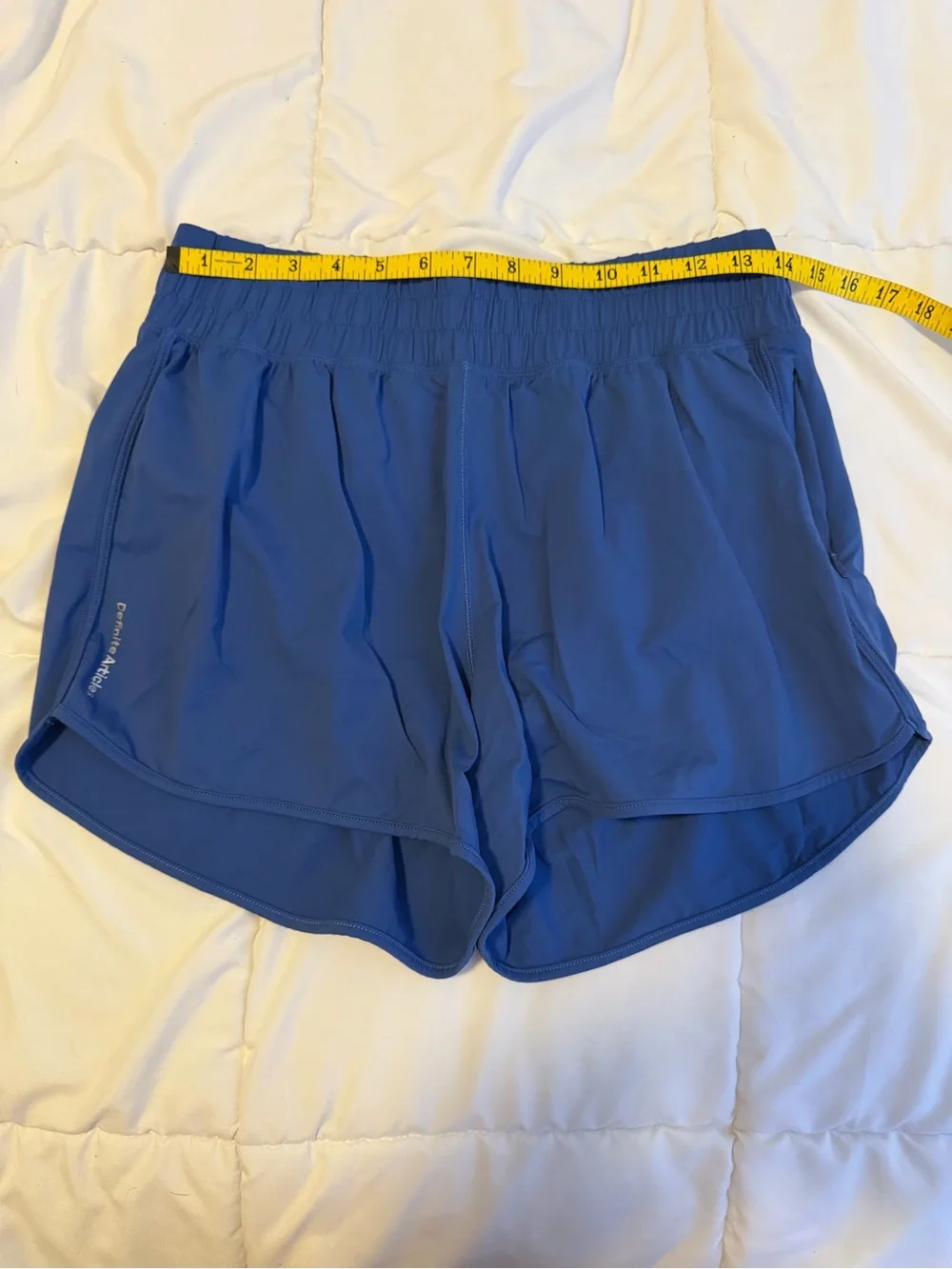 Definite Articles Women’s Blue Athletic Shorts - Picture 5 of 6